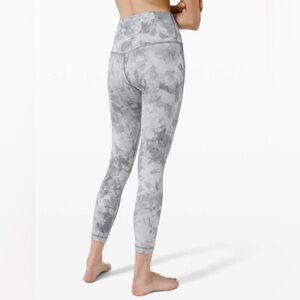 Lululemon Align Pant 25” – Diamond Dye Stargaze Pitch Grey | Size 6